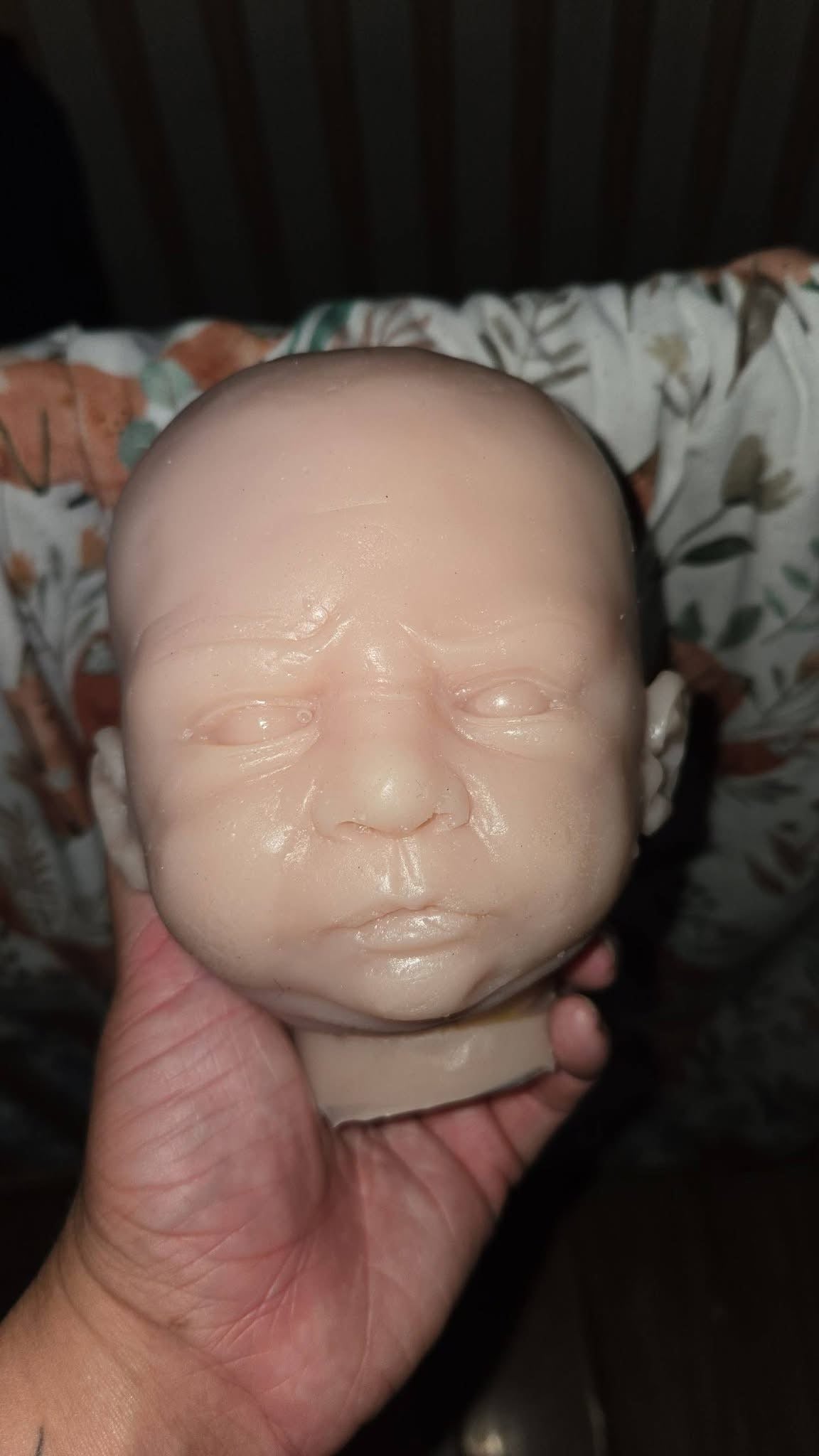 Silicone art doll head or full body for 16” cuddle body Nelly— Donna kohn