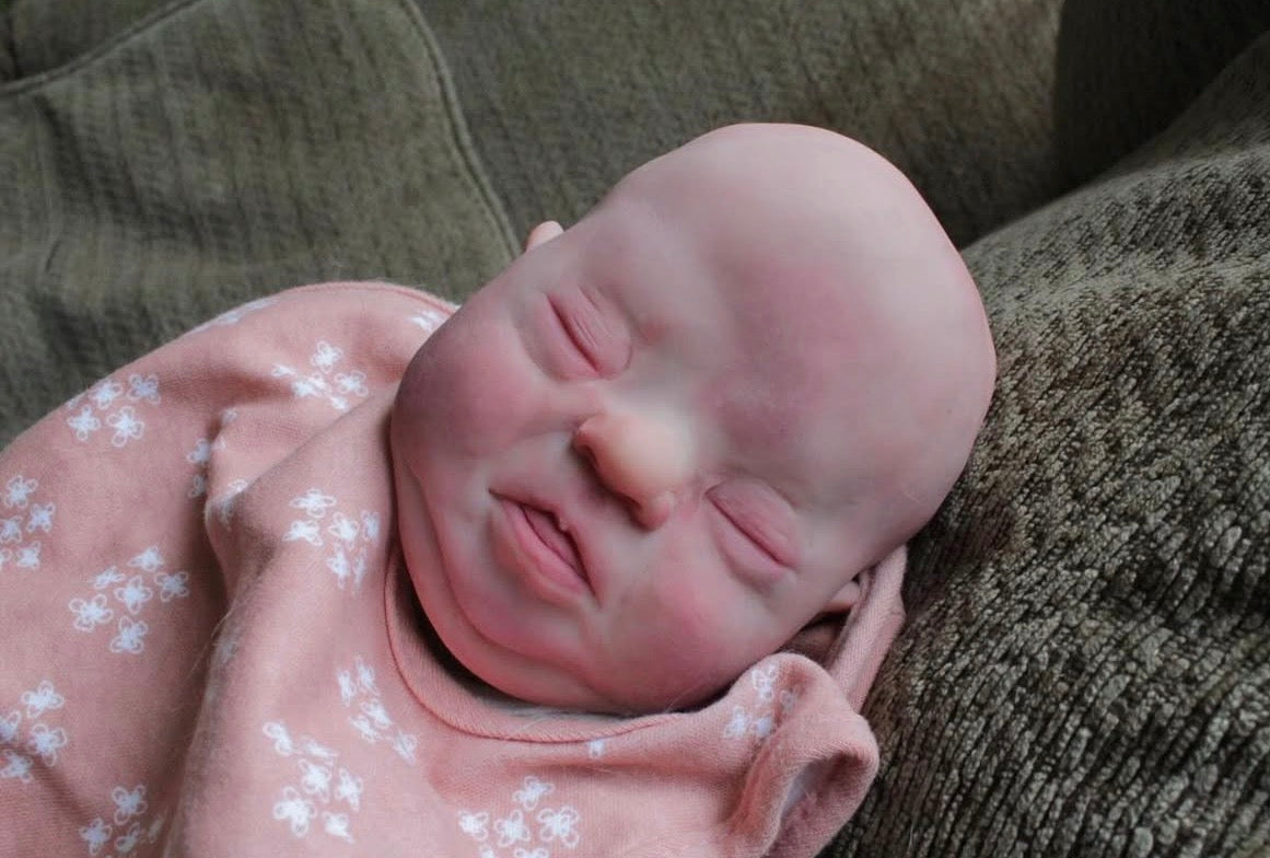 Silicone head and limbs 16” Ethan preemie