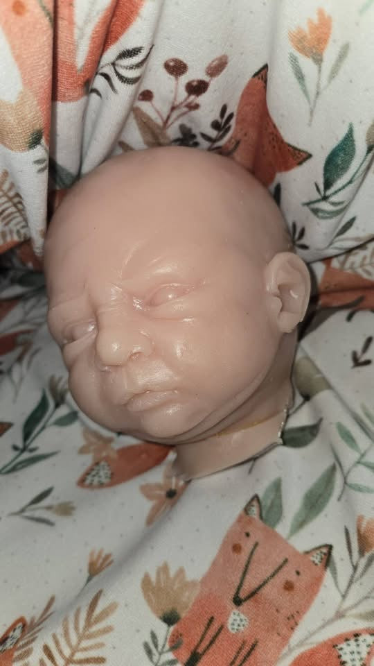 Silicone art doll head or full body for 16” cuddle body Nelly— Donna kohn