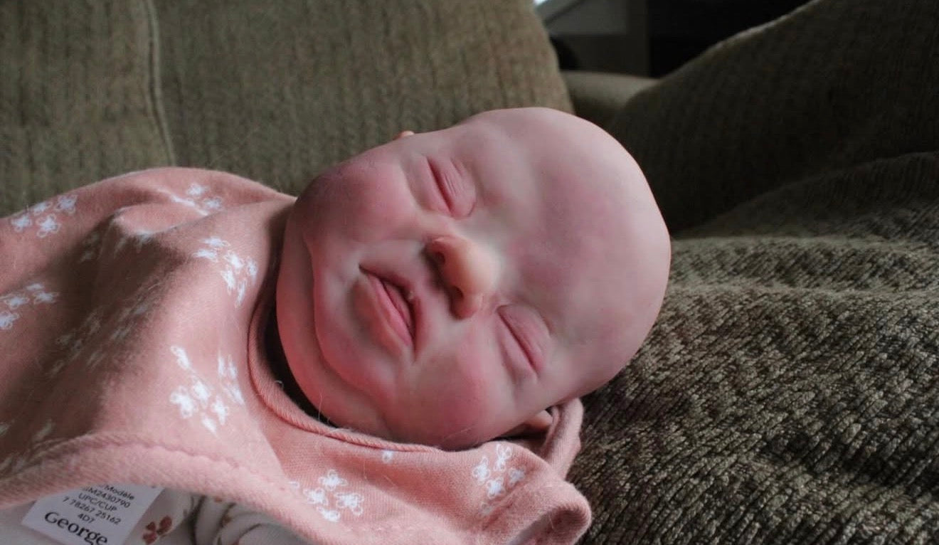 Silicone head and limbs 16” Ethan preemie