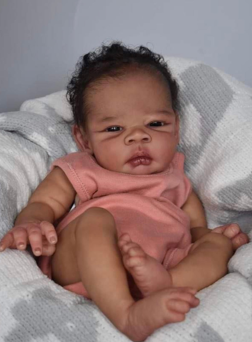 Silicone head and limbs ROSSIN 19” newborn