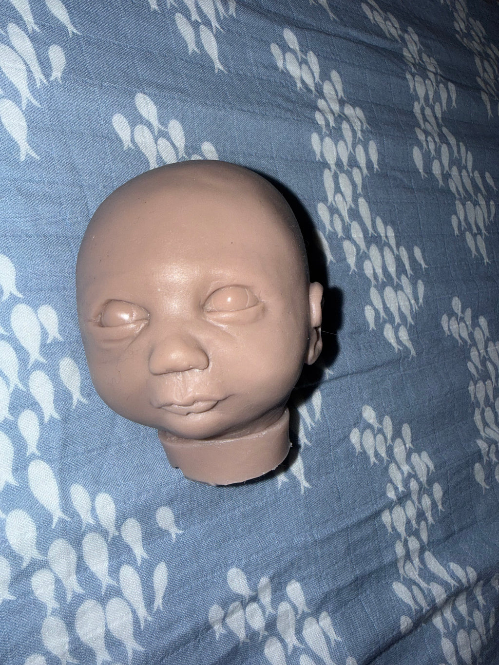Silicone doll head or full body 12” preemie