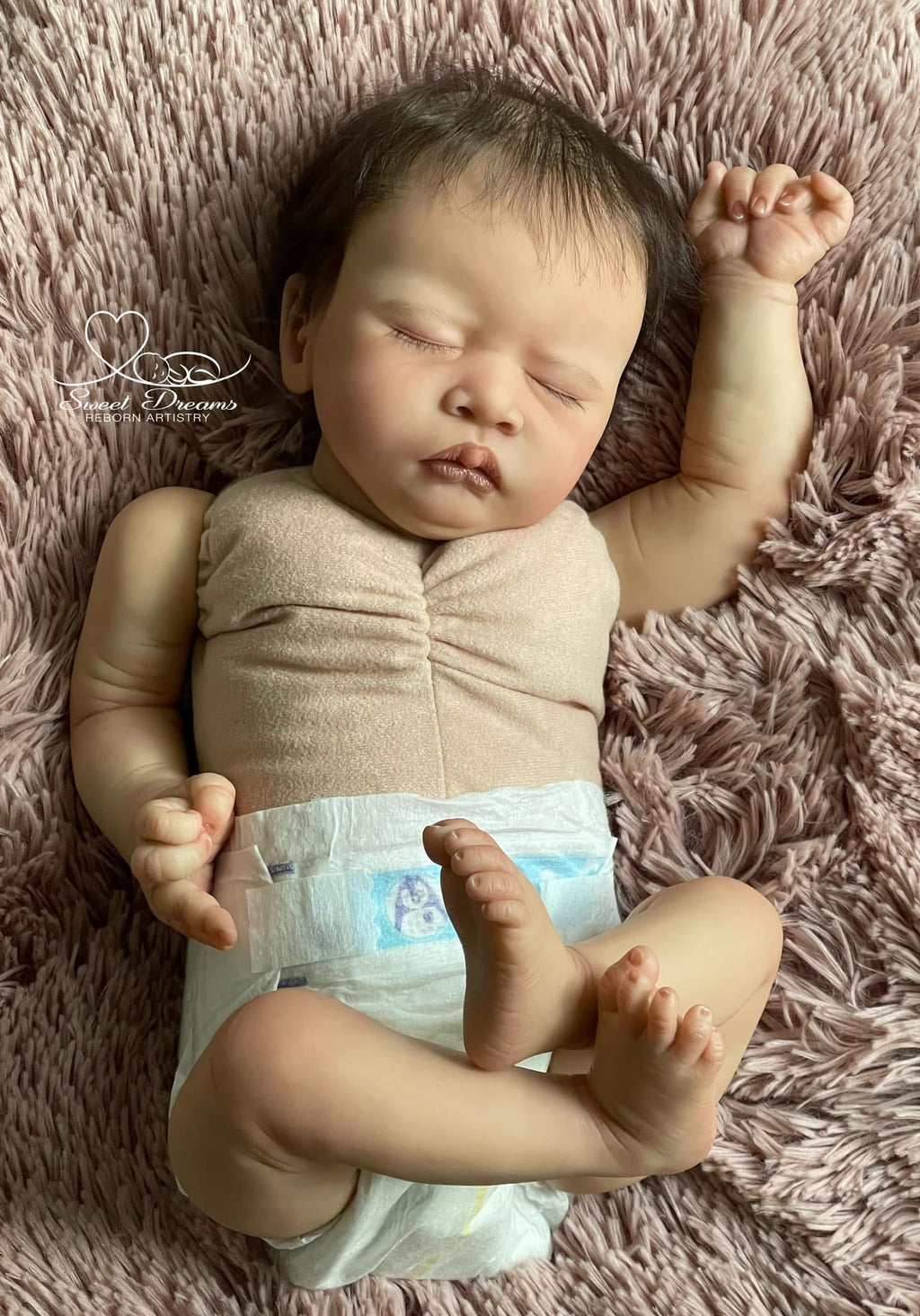 Silicone head and limbs ORLAITH 19”-20” newborn
