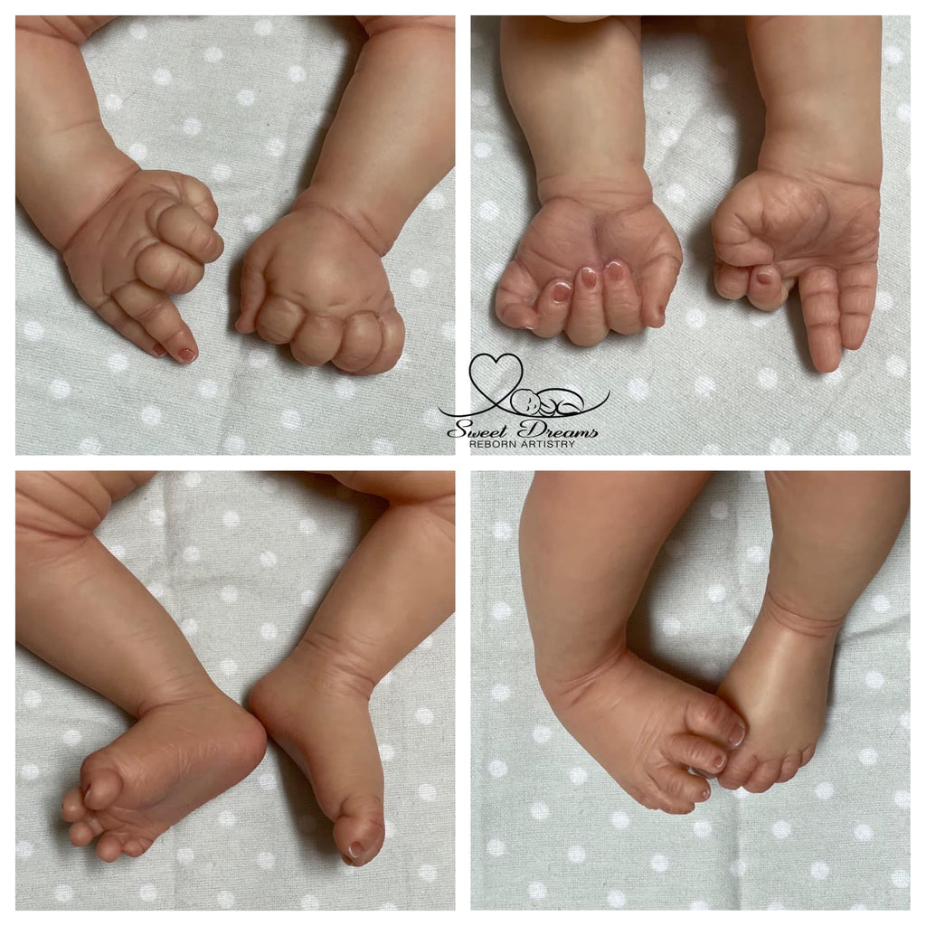 Silicone head and limbs ASAIAH 21” newborn