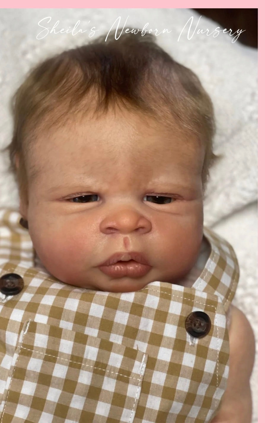 Silicone head and limbs ASAIAH 21” newborn