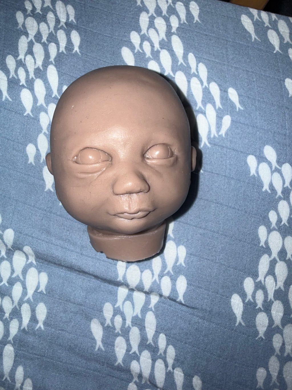 Silicone doll head or full body 12” preemie