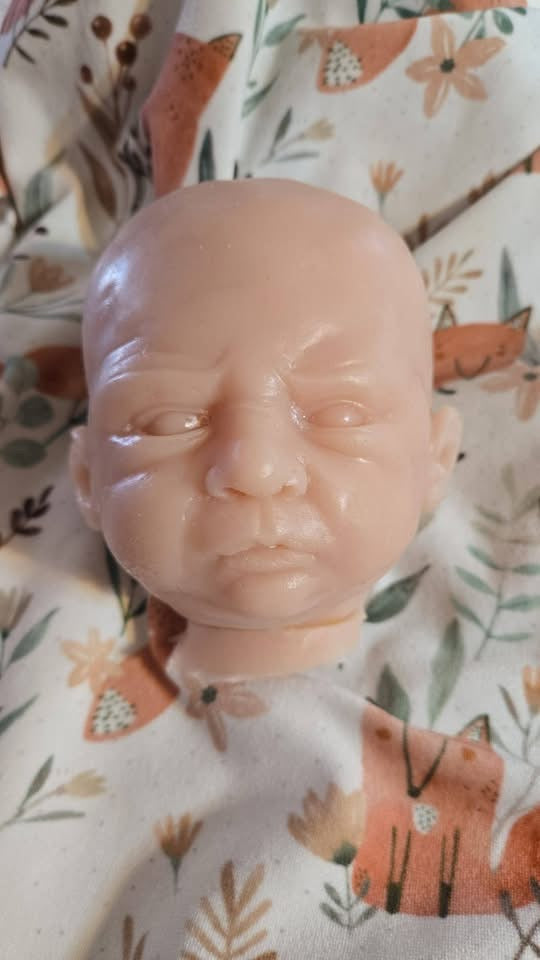 Silicone art doll head or full body for 16” cuddle body Nelly— Donna kohn