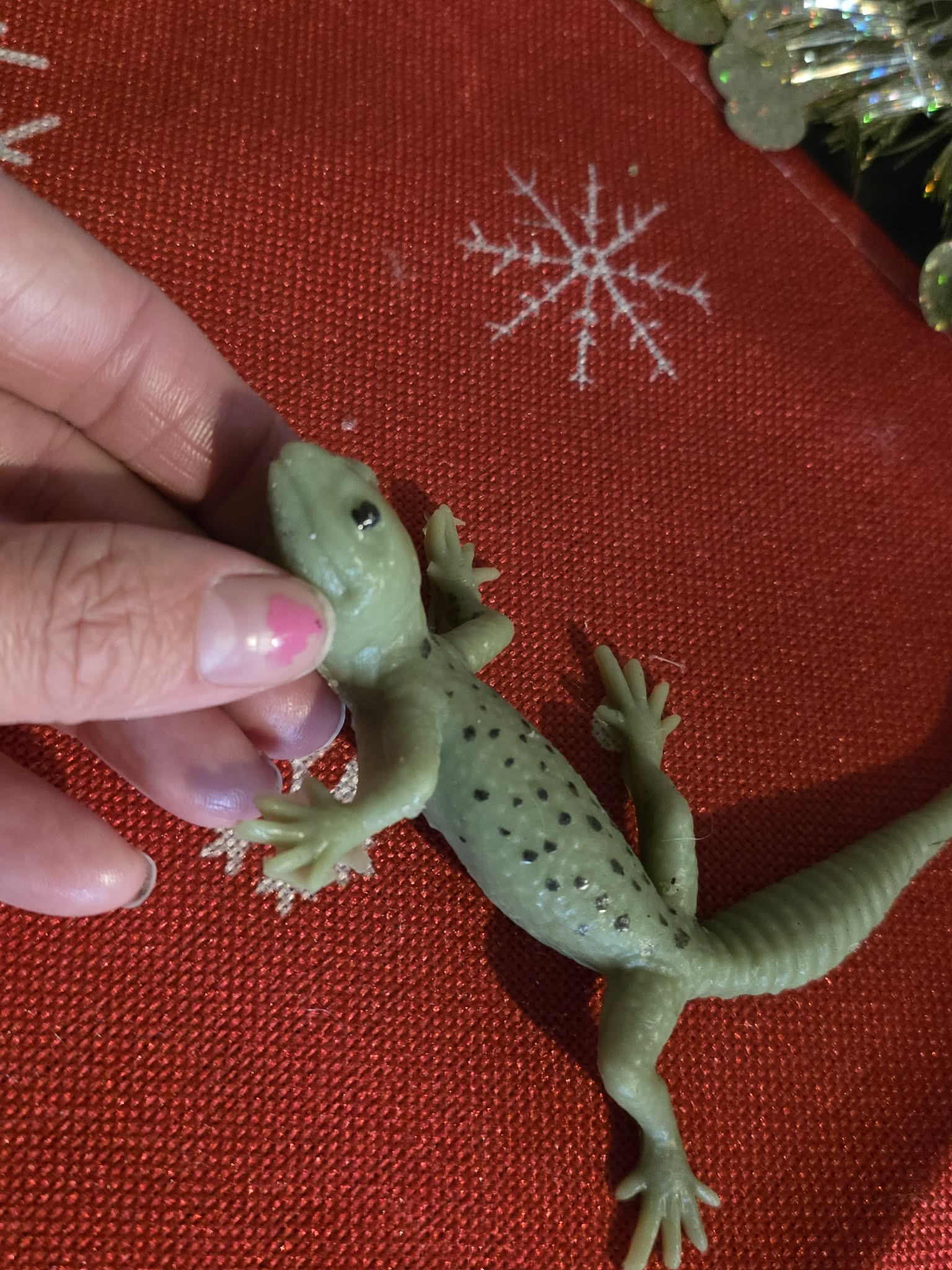 Mini Spotted Gecko – Silicone Art Doll