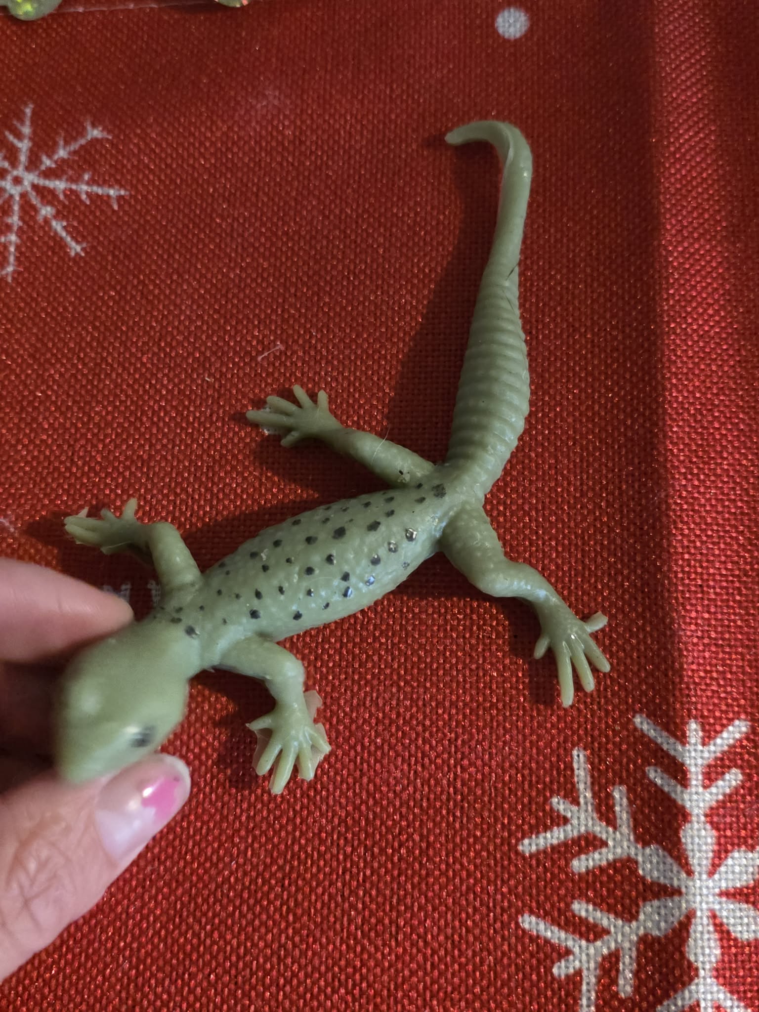 Mini Spotted Gecko – Silicone Art Doll