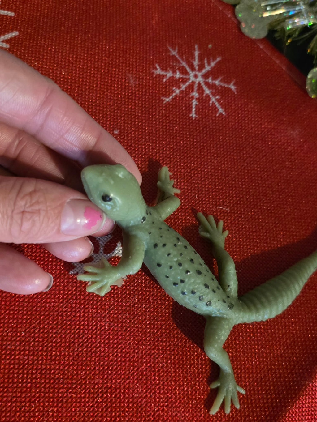 Mini Spotted Gecko – Silicone Art Doll