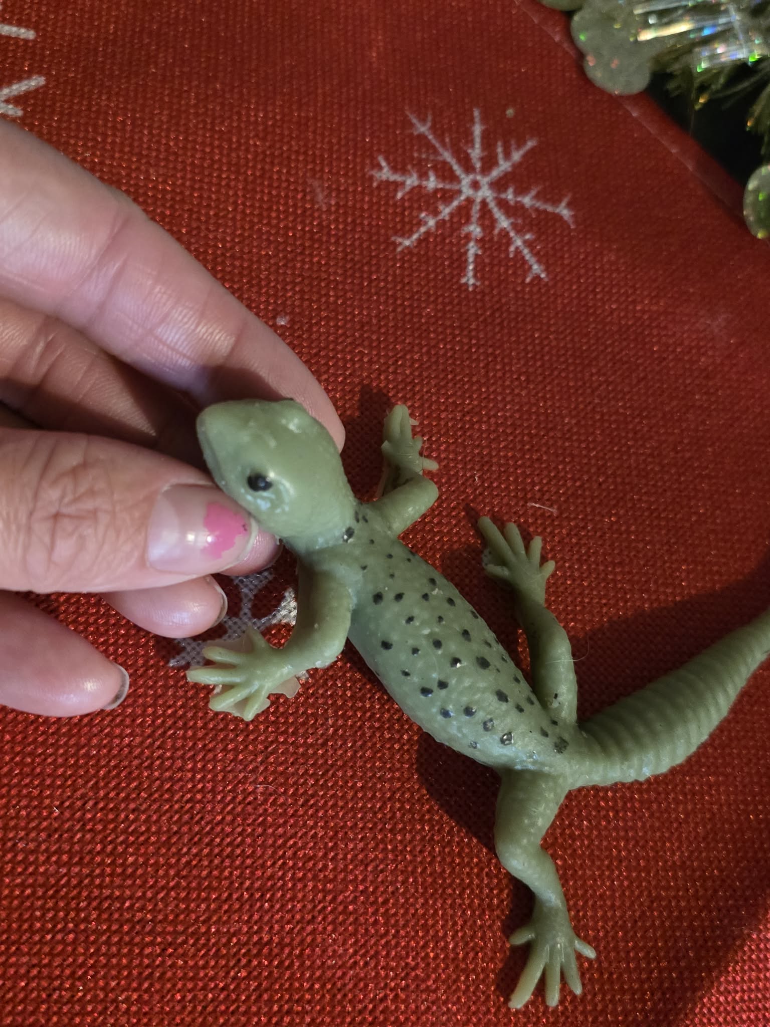 Mini Spotted Gecko – Silicone Art Doll