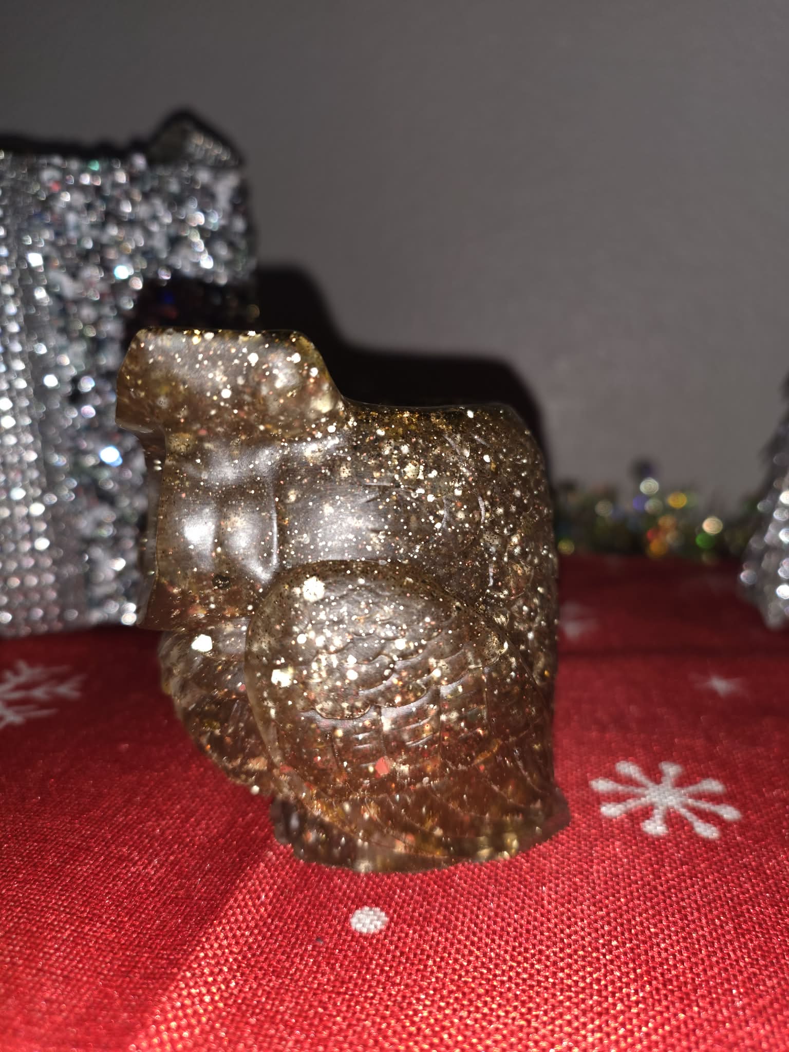 Resin Owl Jar – Custom Color & Glitter