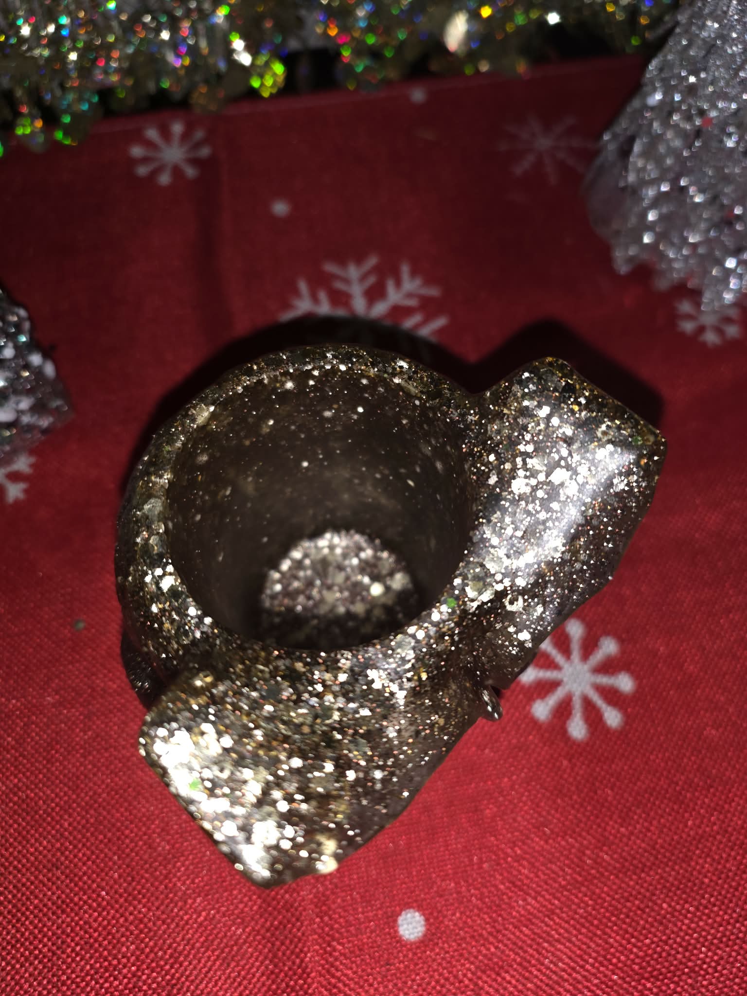 Resin Owl Jar – Custom Color & Glitter
