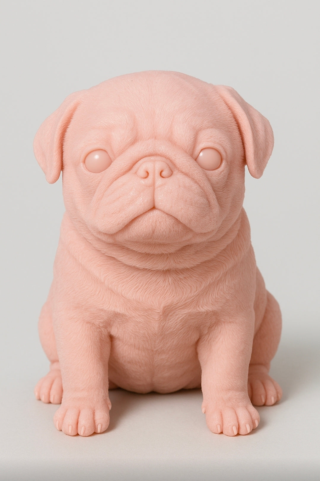 10" inches Full Body Silicone Pug puppy dog open eyes cutie you choose color