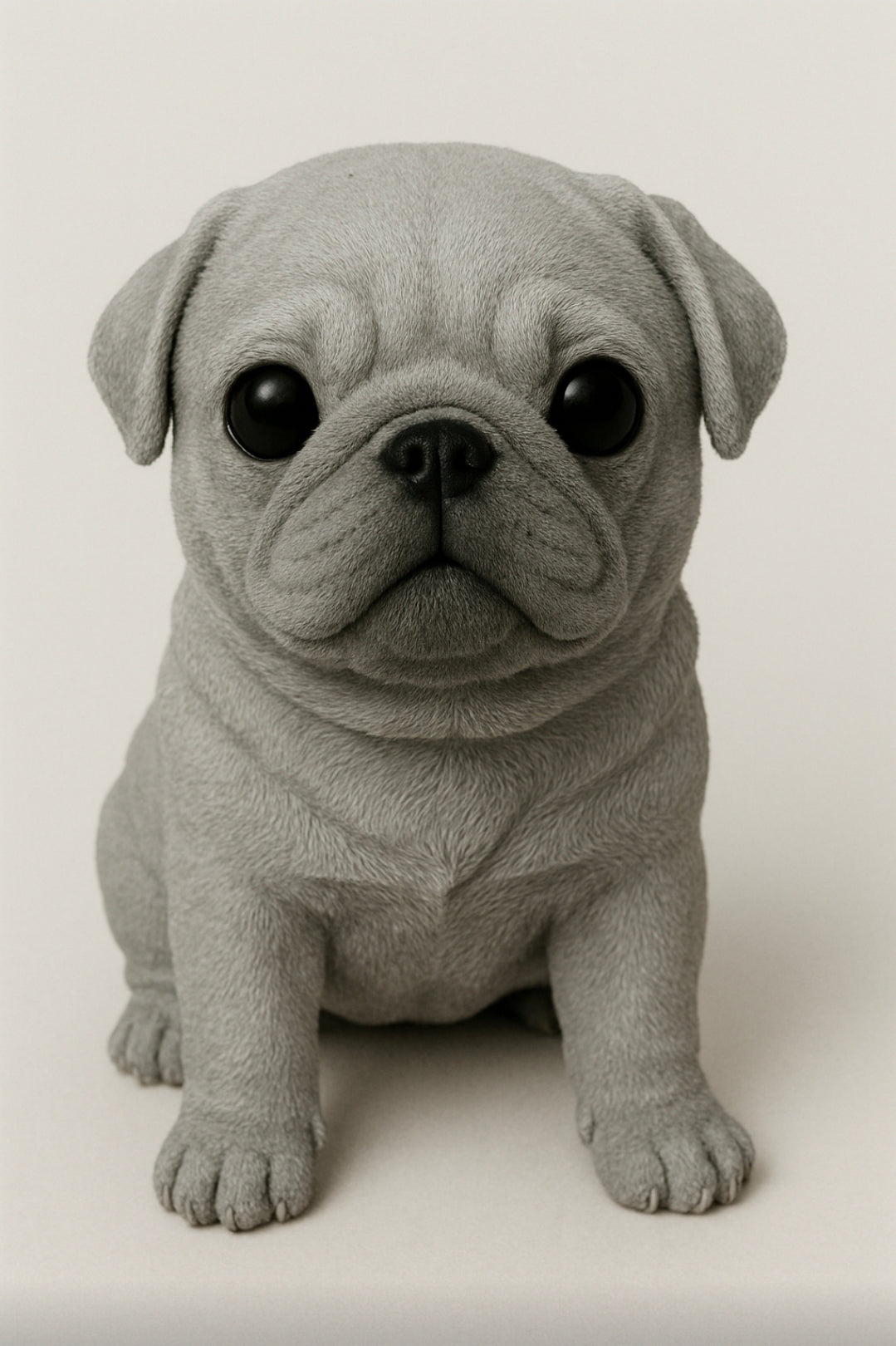 10" inches Full Body Silicone Pug puppy dog open eyes cutie you choose color