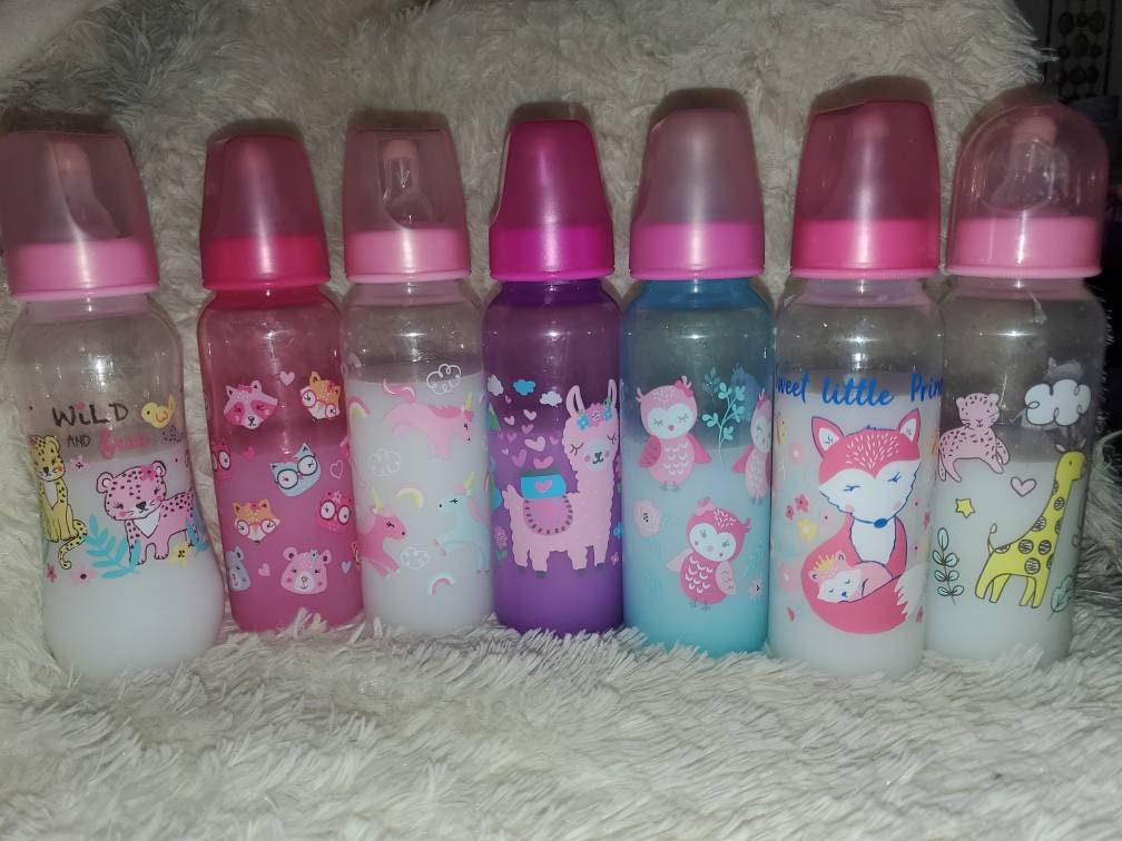 Reborn baby Sealed nipples reborn milk fake bottle (1) bottles