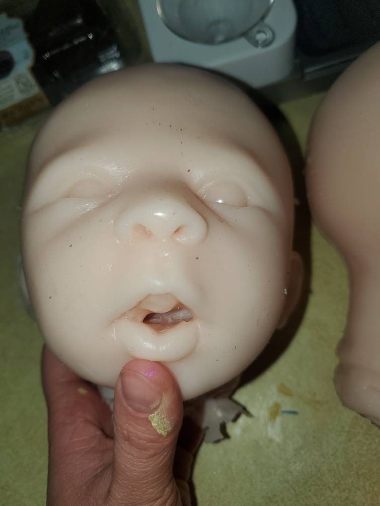 silicone art doll HEAD limbs or full body
