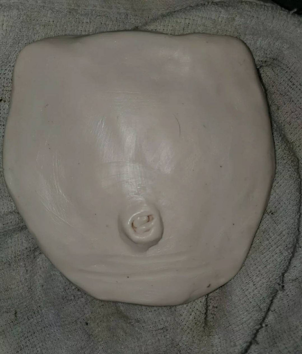 Silicone baby belly plate for newborn size baby unpainted reborn