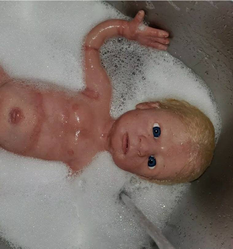 Full body silicone art doll  18" lior dacey