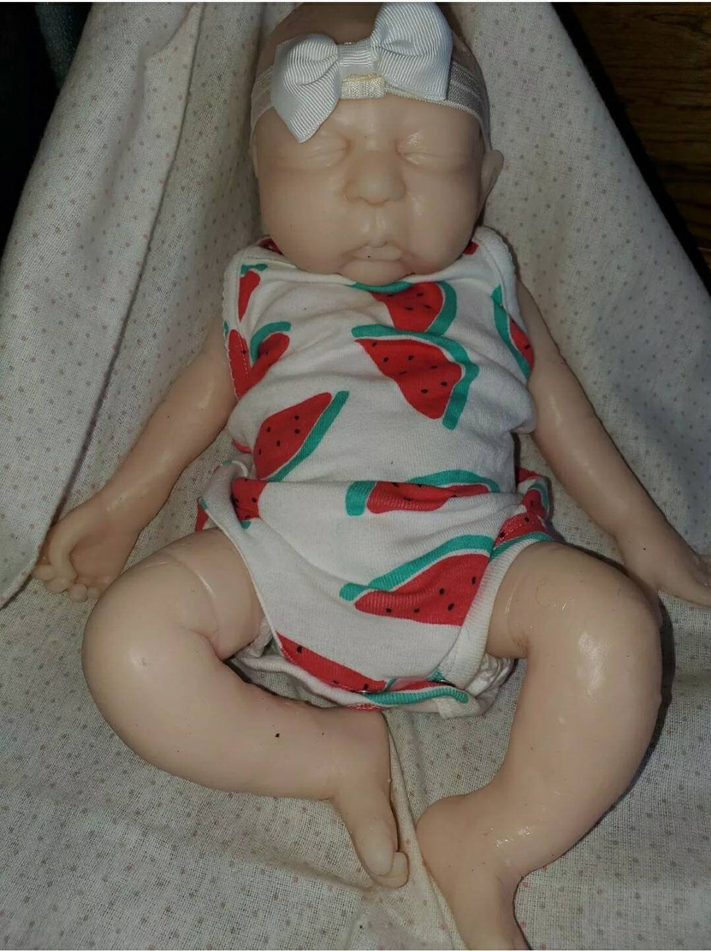 Full body silicone baby 15" preemie boy or girl amy