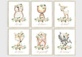 Nursery baby decor picture frame (black frame)