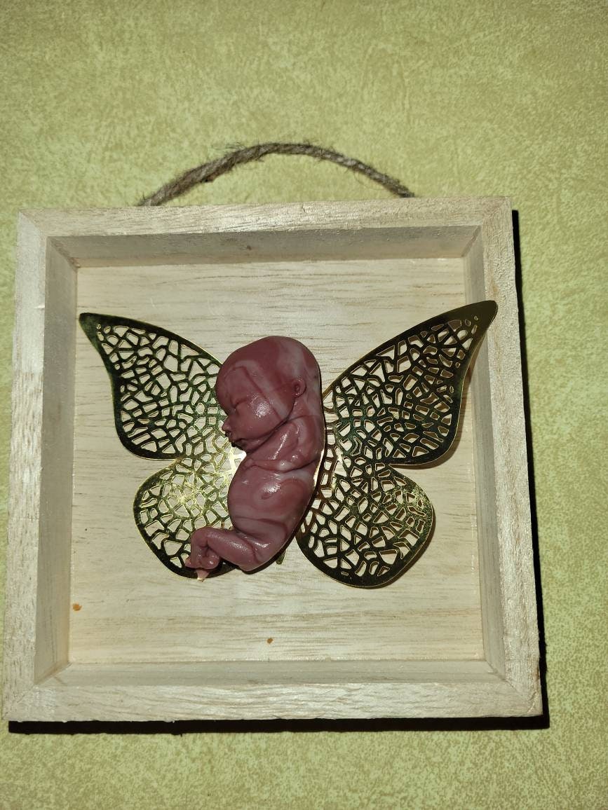 Remembrance Keepsake-handcrafted memorial art peice, custom silicone or resin memory keepsake made to honor loved one