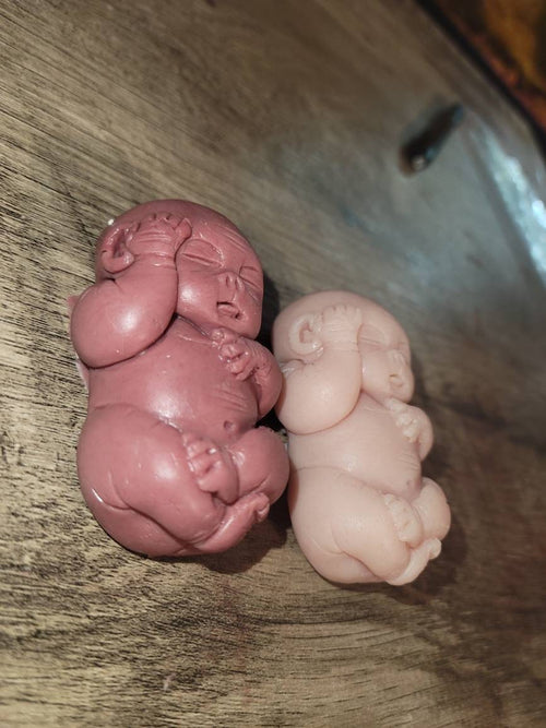 3" silicone baby