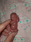 2" silicone memorial fetus baby