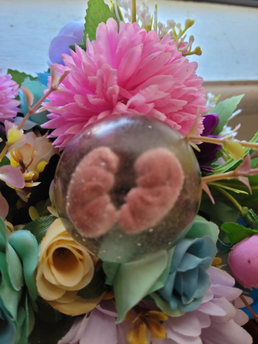 Remembrance Keepsake-handcrafted memorial art peice, custom silicone or resin memory keepsake made to honor loved one