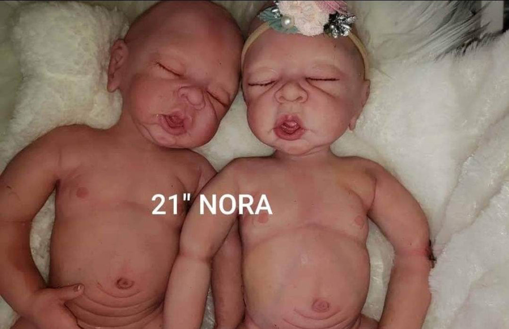Full Body Silicone art doll 21" Nora