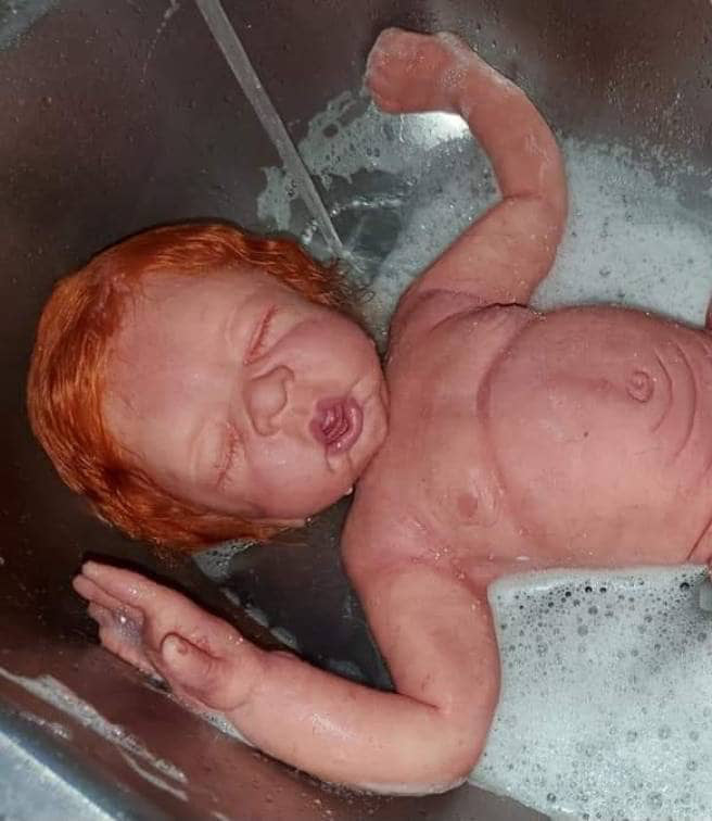 Full Body Silicone art doll 21" Nora