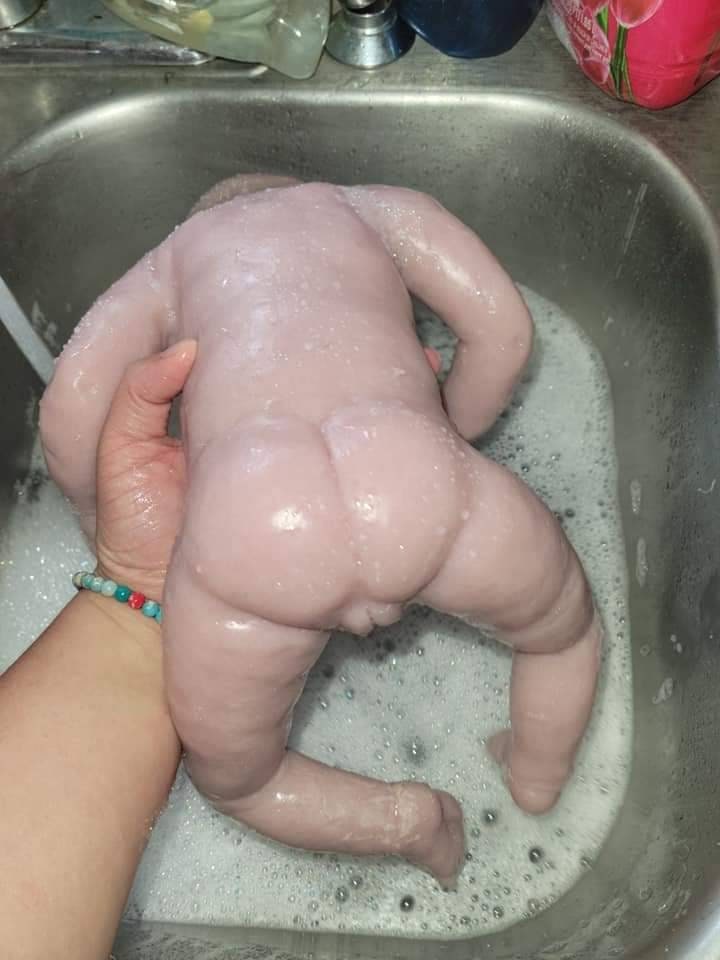 18" 5.5lbs maisy full body silicone baby