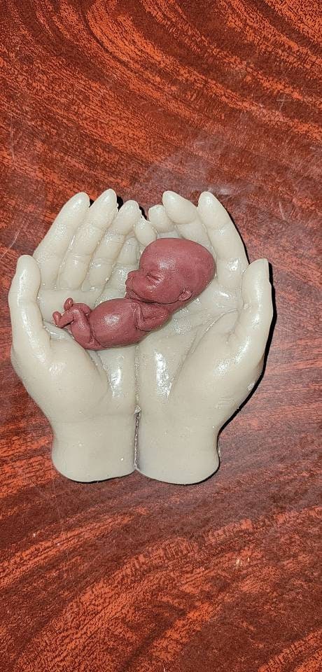 Remembrance Keepsake-handcrafted memorial art peice, custom silicone or resin memory keepsake made to honor loved one