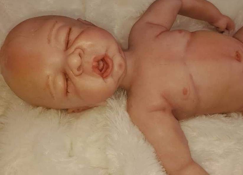 Full Body Silicone art doll 21" Nora