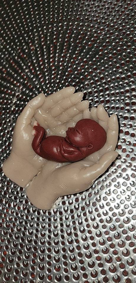 Remembrance Keepsake-handcrafted memorial art peice, custom silicone or resin memory keepsake made to honor loved one