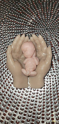Remembrance Keepsake-handcrafted memorial art peice, custom silicone or resin memory keepsake made to honor loved one