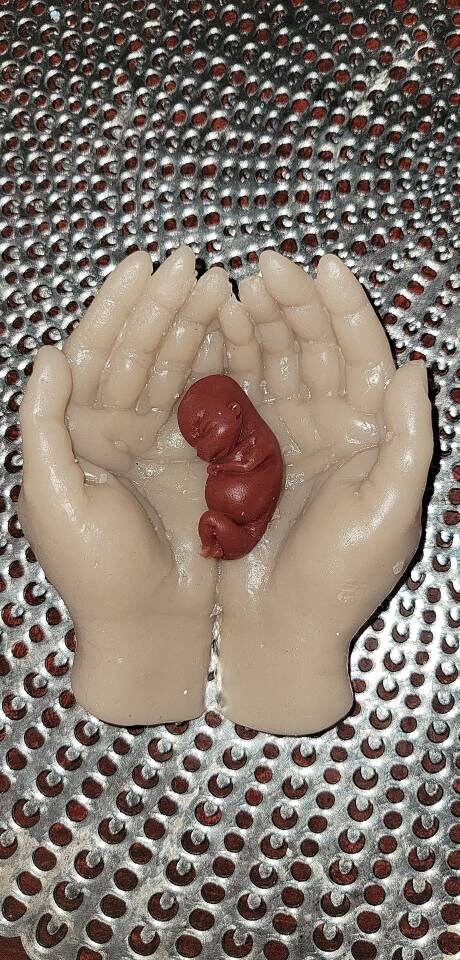 Remembrance Keepsake-handcrafted memorial art peice, custom silicone or resin memory keepsake made to honor loved one