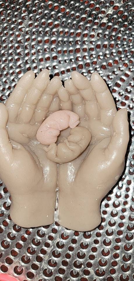 Remembrance Keepsake-handcrafted memorial art peice, custom silicone or resin memory keepsake made to honor loved one