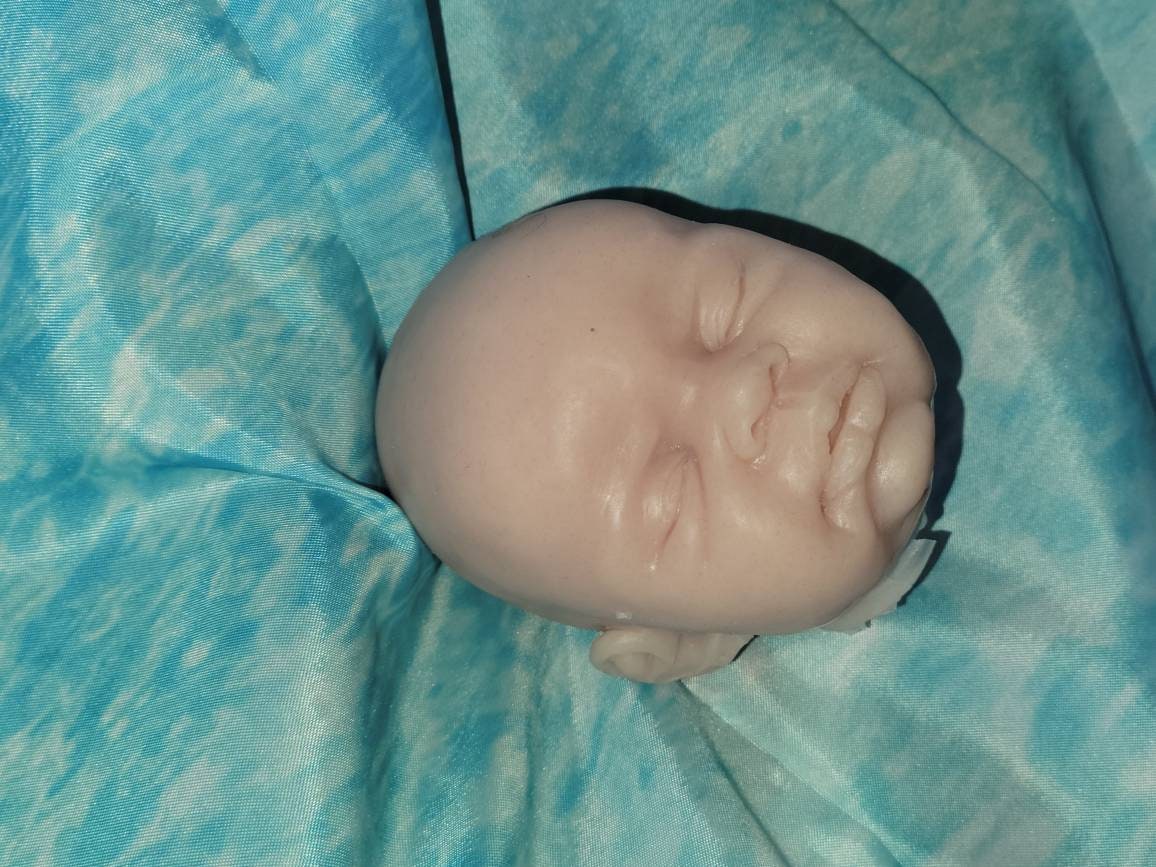 Silicone baby head sleeping for cuddle body eco flex 10 silicone 15"