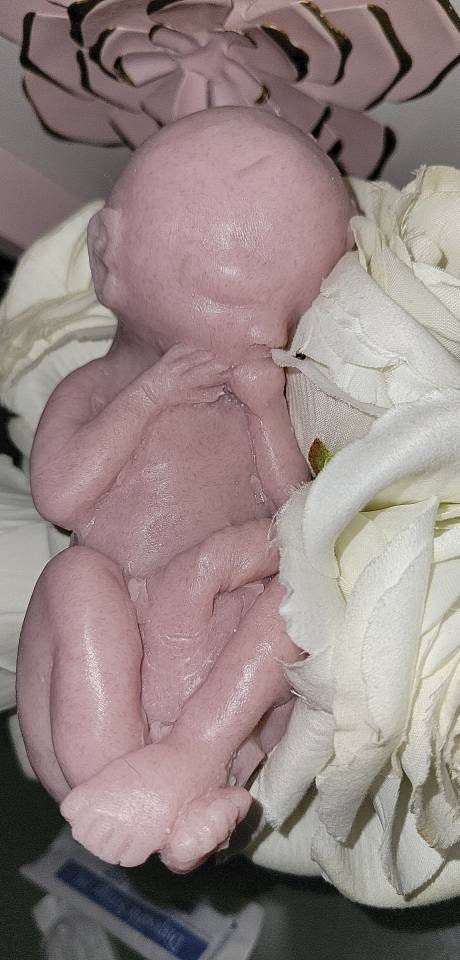 Remembrance Keepsake-handcrafted memorial art peice, custom silicone or resin memory keepsake made to honor loved one