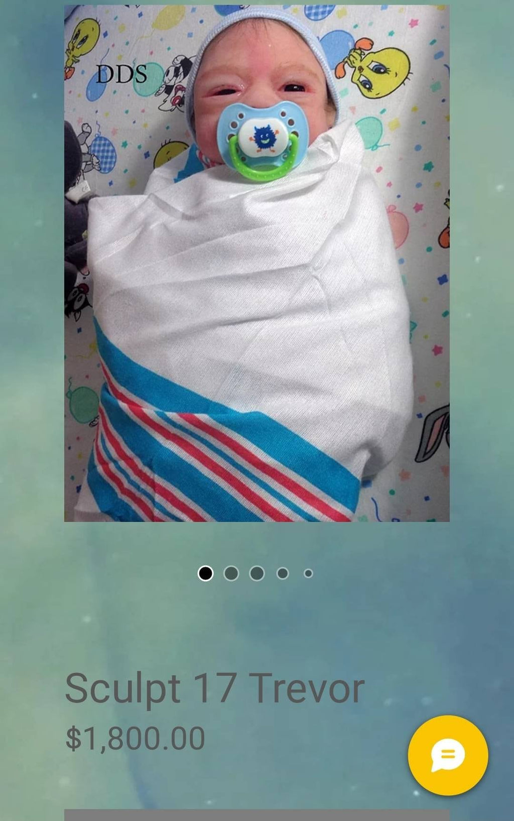 Full Body Silicone Baby Boy Blank or painted 18" inches newborn open eyes Trevor Donna kohn