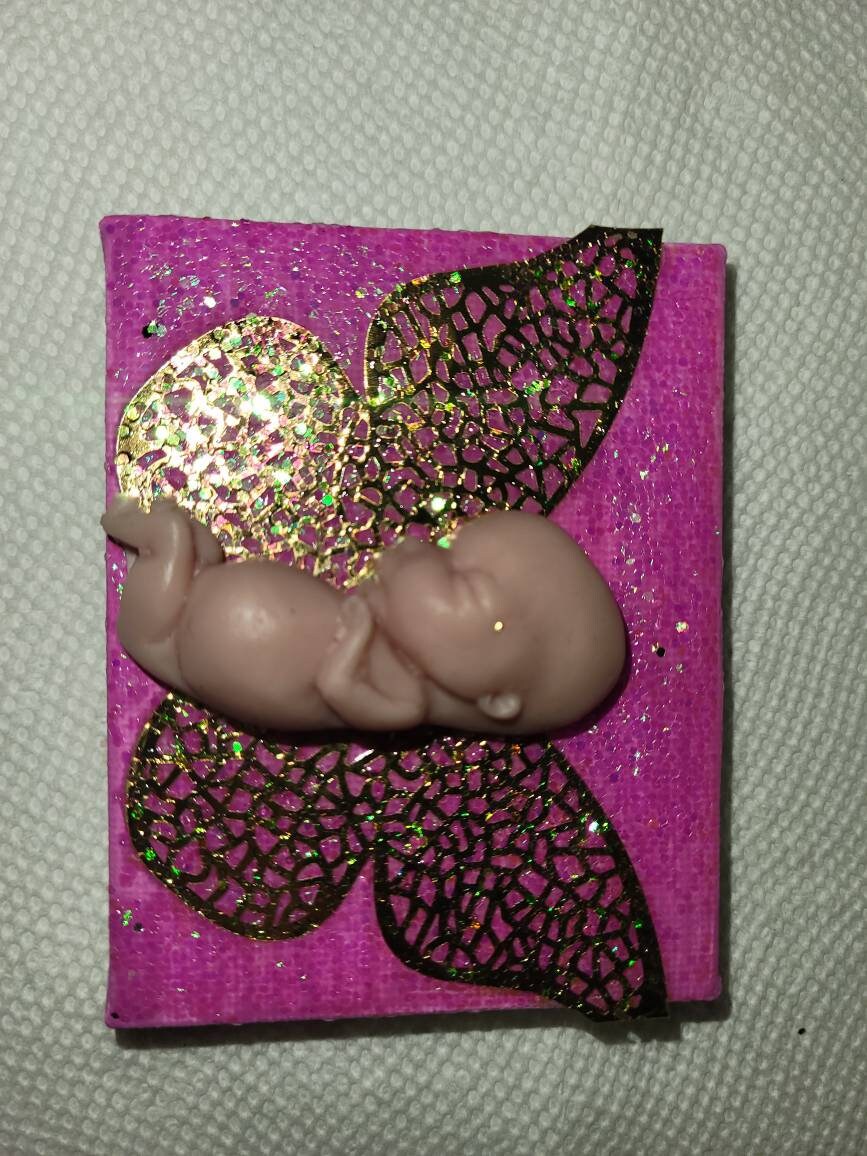 Remembrance Keepsake-handcrafted memorial art peice, custom silicone or resin memory keepsake made to honor loved one