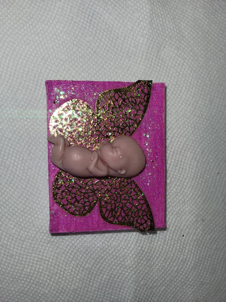 Remembrance Keepsake-handcrafted memorial art peice, custom silicone or resin memory keepsake made to honor loved one