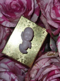 Remembrance Keepsake-handcrafted memorial art peice, custom silicone or resin memory keepsake made to honor loved one