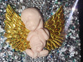 Remembrance Keepsake-handcrafted memorial art peice, custom silicone or resin memory keepsake made to honor loved one