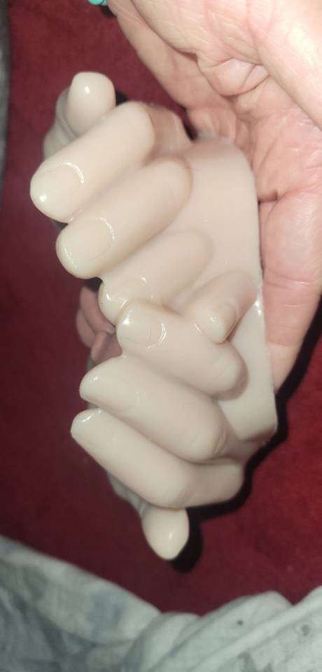 Remembrance Keepsake-handcrafted memorial art peice, custom silicone or resin memory keepsake made to honor loved one