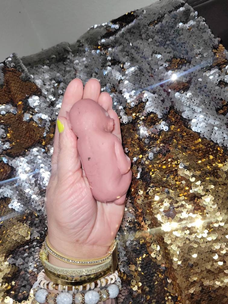 19 week silicone memorial fetus baby