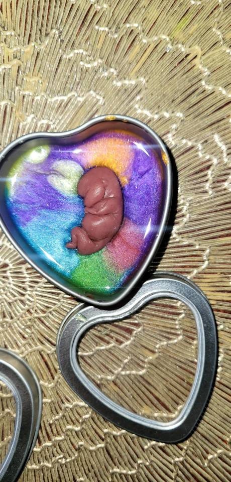 Remembrance Keepsake-handcrafted memorial art peice, custom silicone or resin memory keepsake made to honor loved one