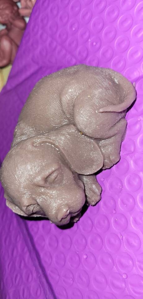 silicone mini puppy pup dog custom cutie