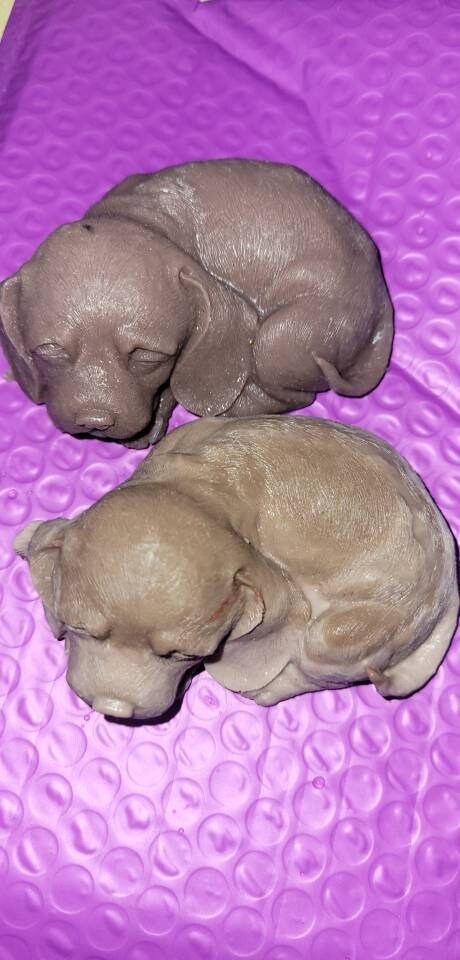 silicone mini puppy pup dog custom cutie